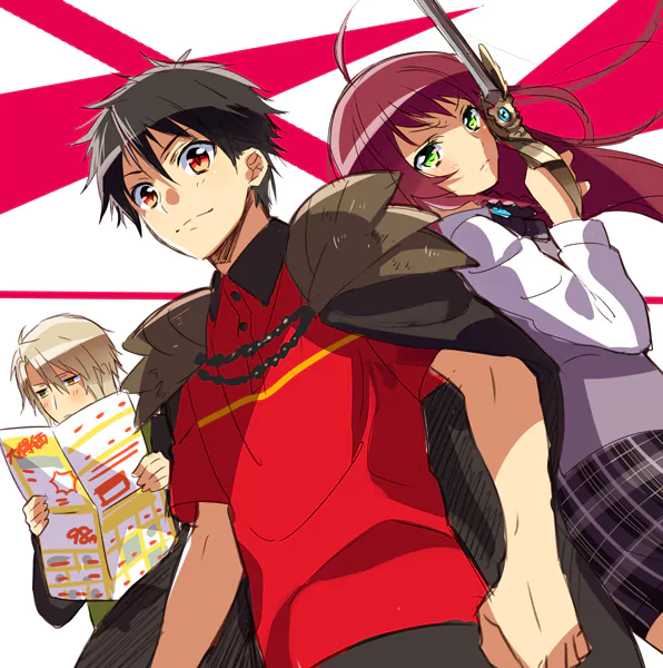 Emi Yusa Shirō Ashiya Sadao Maou Anime The Devil Is a Part-Timer! Image