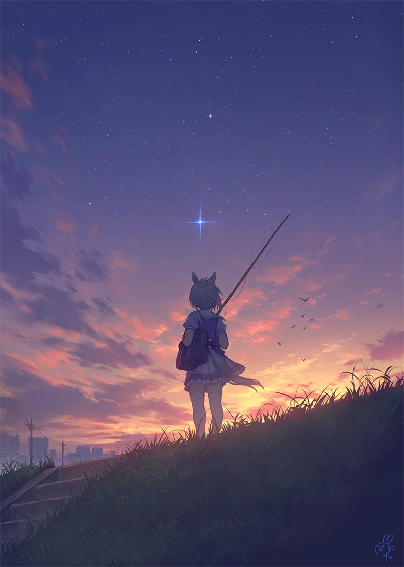 Seiun Sky sky Anime Uma Musume: Pretty Derby Sky Anime Image