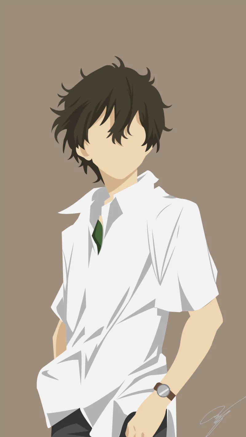 Hōtarō Oreki minimalist Anime Hyouka minimalist anime Image