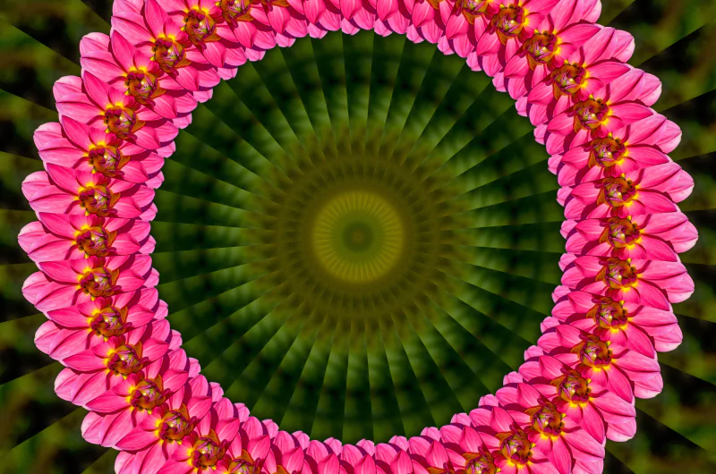 colorful Abstract kaleidoscope Image