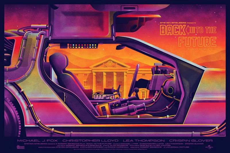 DeLorean movie Back To The Future Image