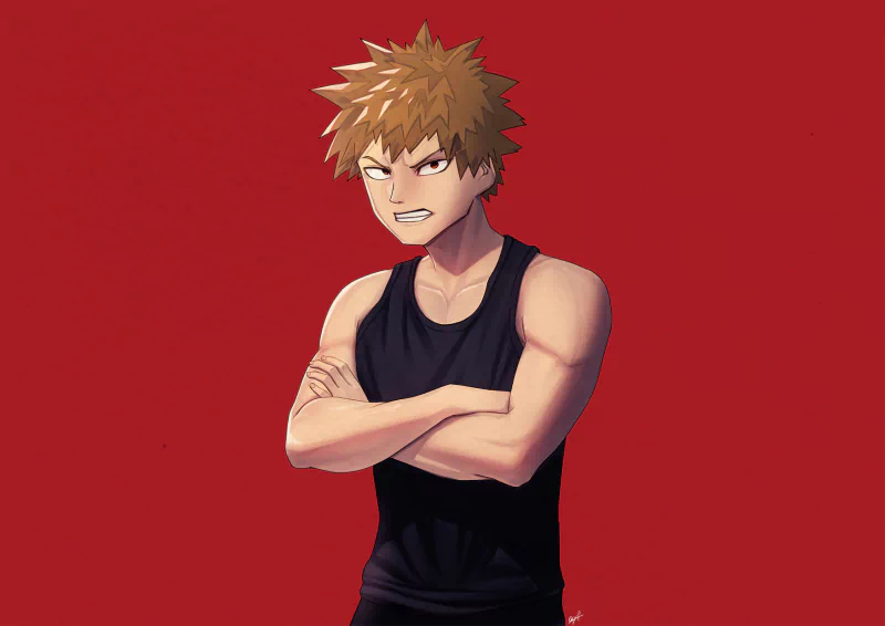 Katsuki Bakugou Anime My Hero Academia Image