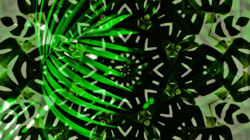  Deep Nature Pattern Blended Art