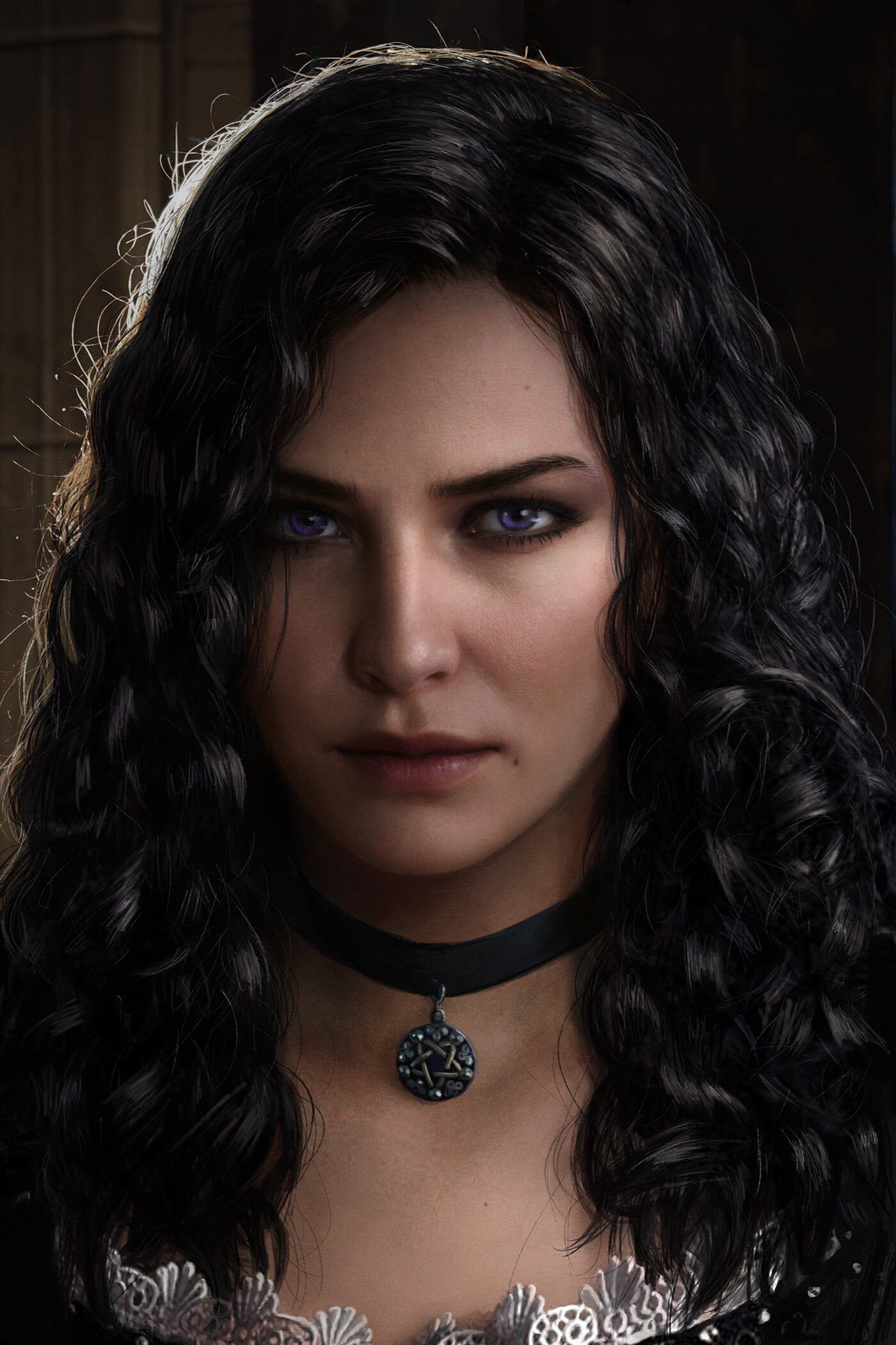 Yennefer Of Vengerberg Portrait Art Id 122208