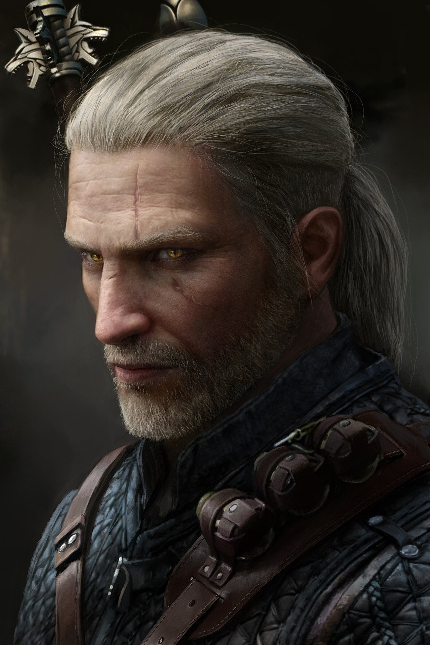 Geralt of Rivia Portrait by Astor Alexander