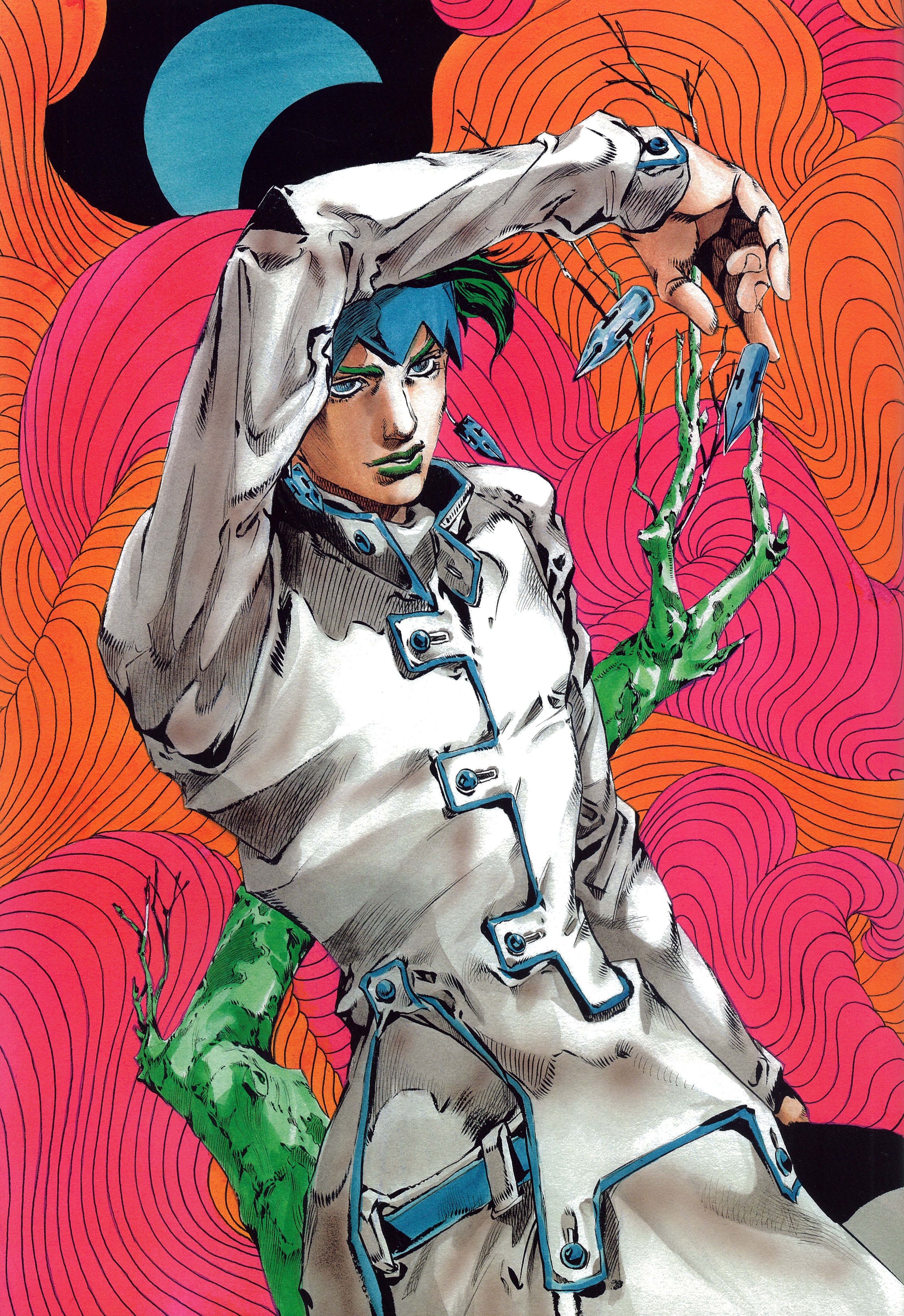 Anime Jojo's Bizarre Adventure Art by Hirohiko Araki