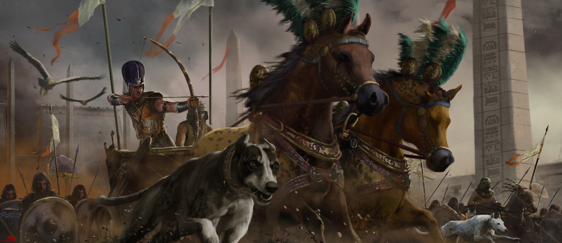 Fantasy egyptian Art by Omar Samy