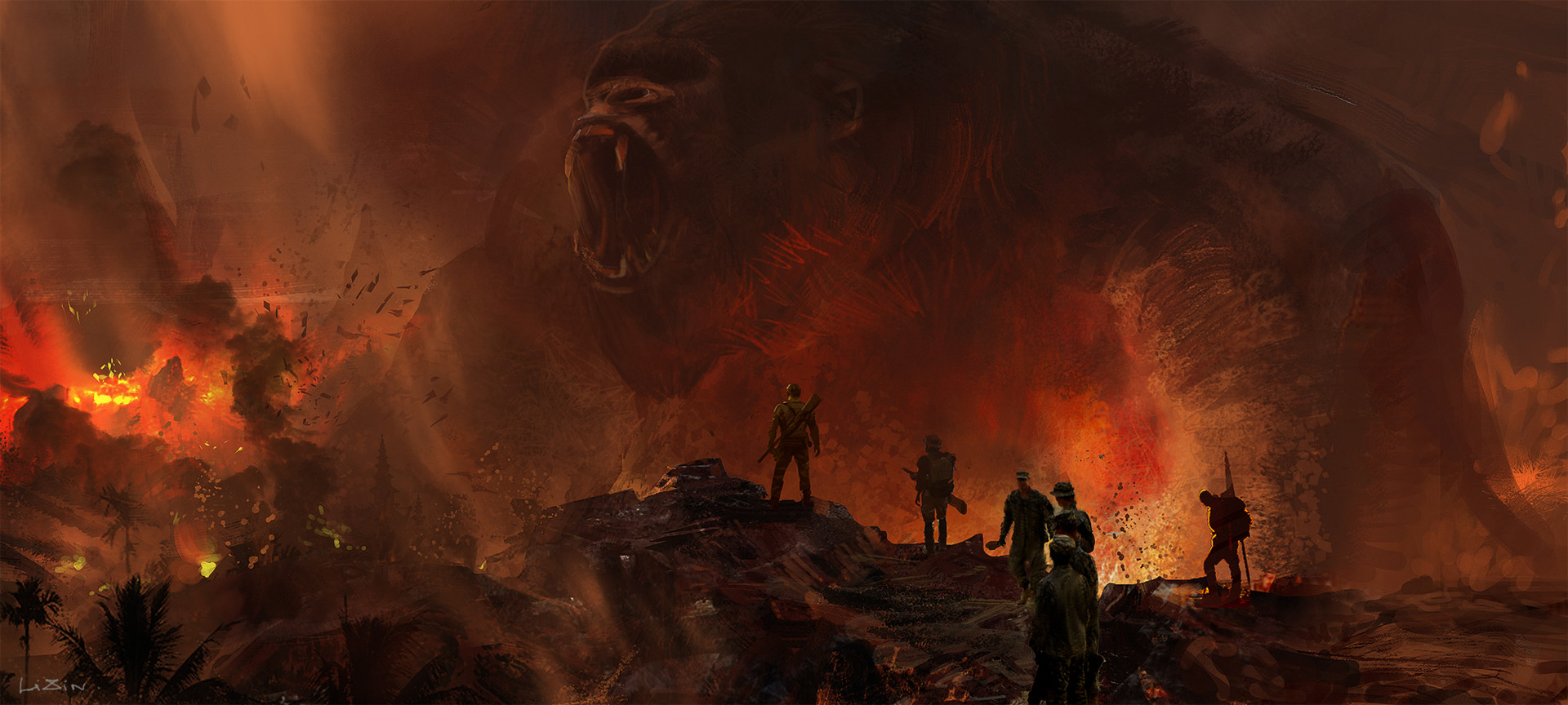 Kong: Skull Island Art by LiXin Yin