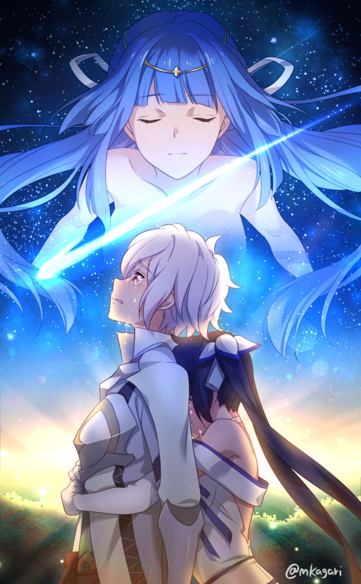 Is It Wrong to Try to Pick Up Girls in a Dungeon? Art by 水野かがり