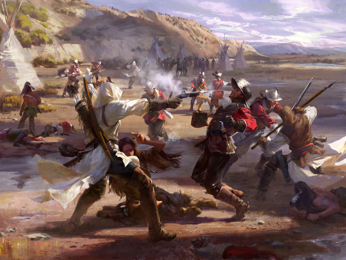 Assassin's Creed III Art by Lulu Zhang
