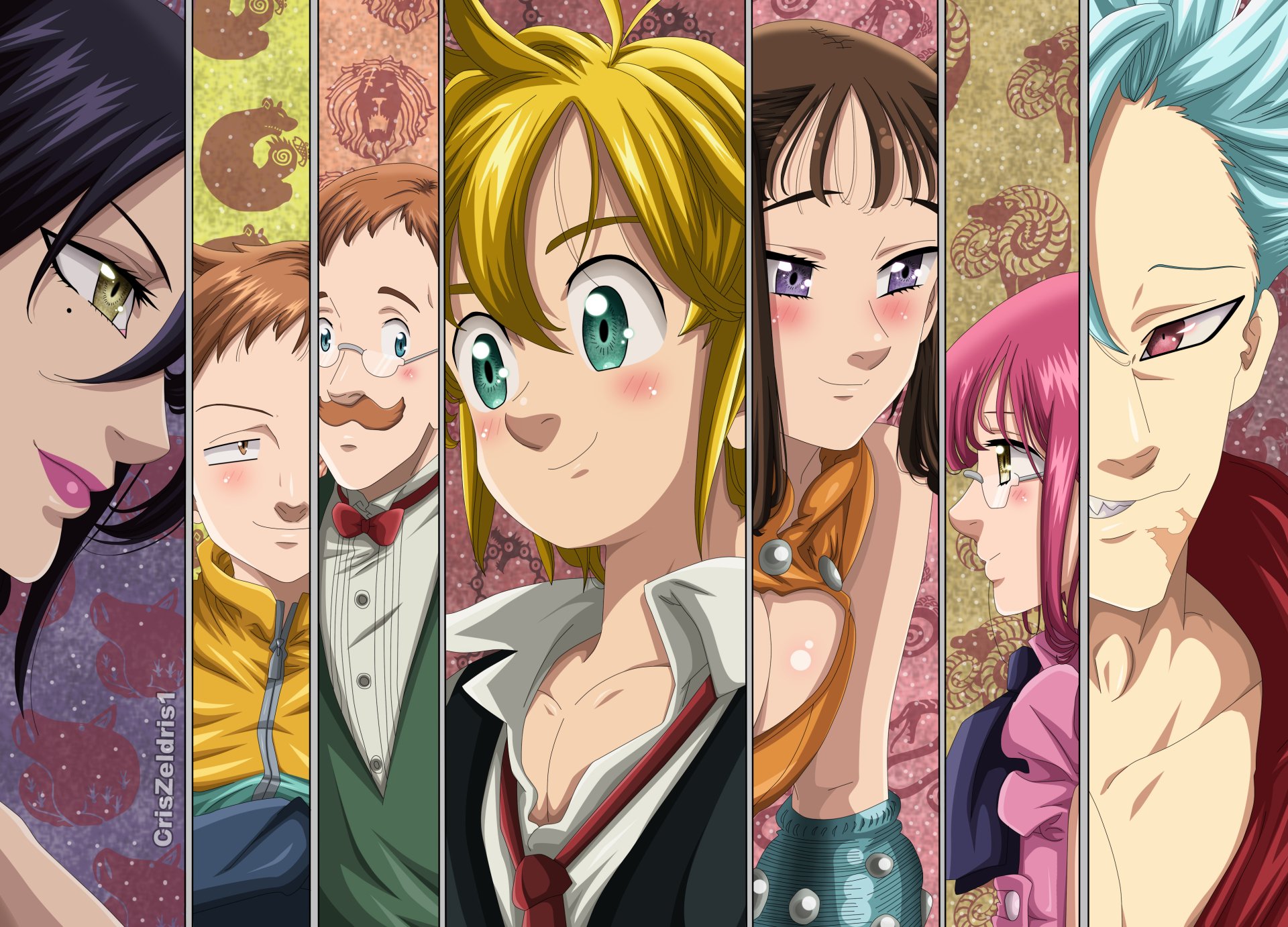 Anime The Seven Deadly Sins Art by Cristian Ramirez - 7 Deadly Sins Anime Characters And Their Sins