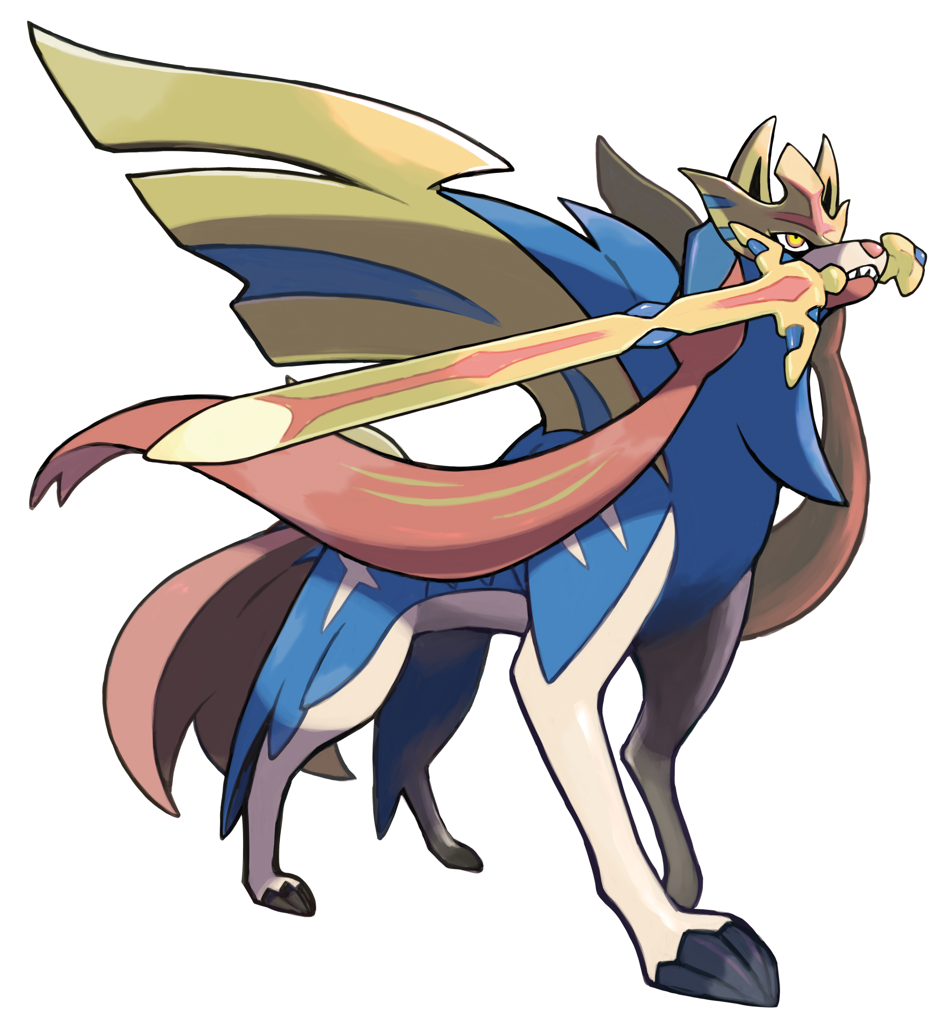 Download Pokémon Shield Pokémon Sword Pokemon Zacian (Pokémon) Video Game Pokémon: Sword And Shield Art