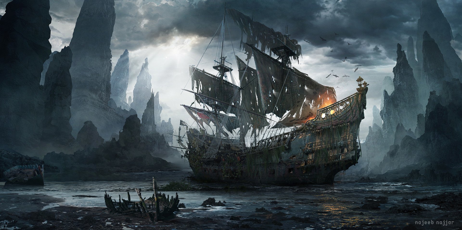 The Lost Sailor by Najeeb Najjar