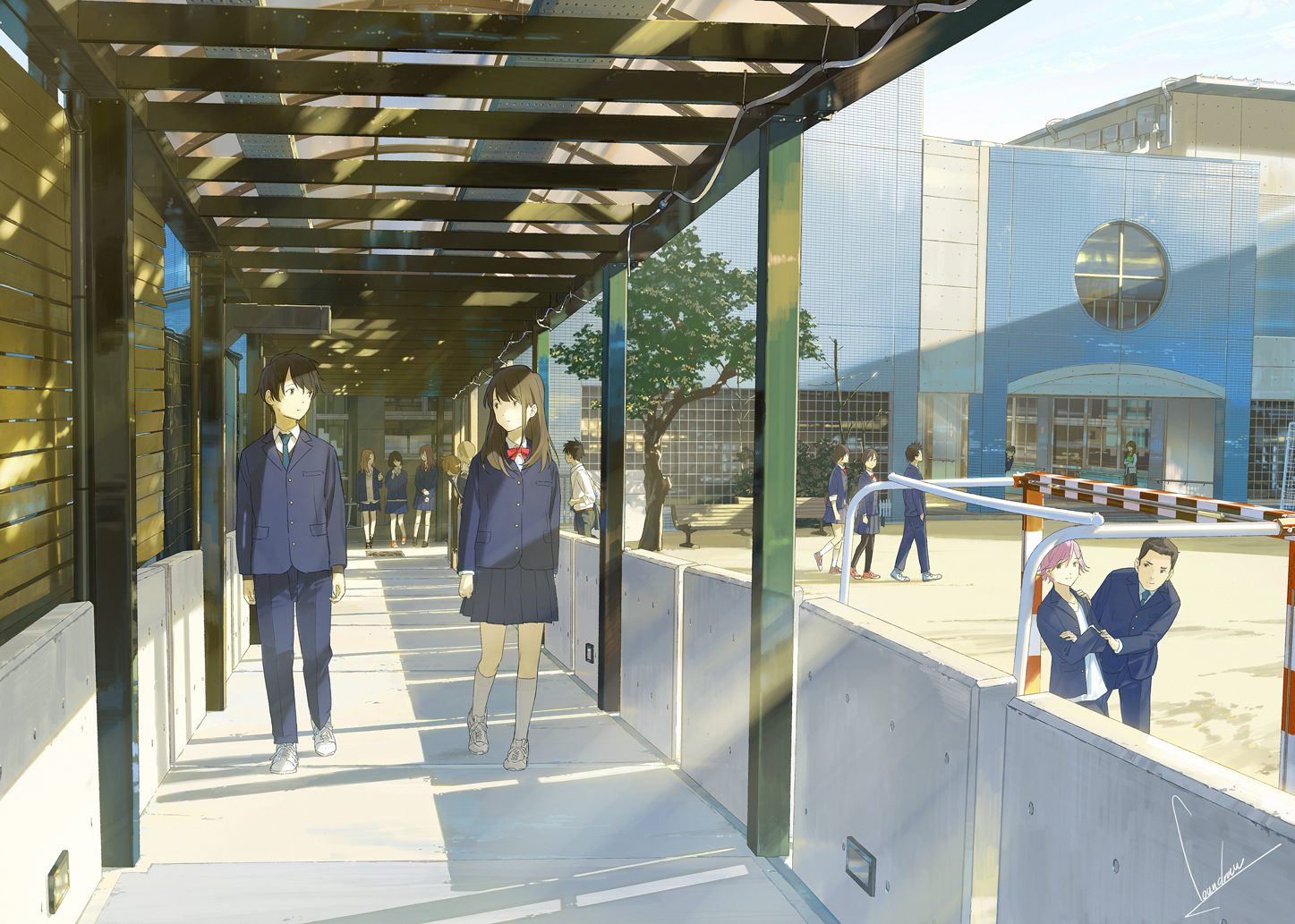 Download Akane Mizuno Kotarō Azumi Anime Tsuki Ga Kirei Art