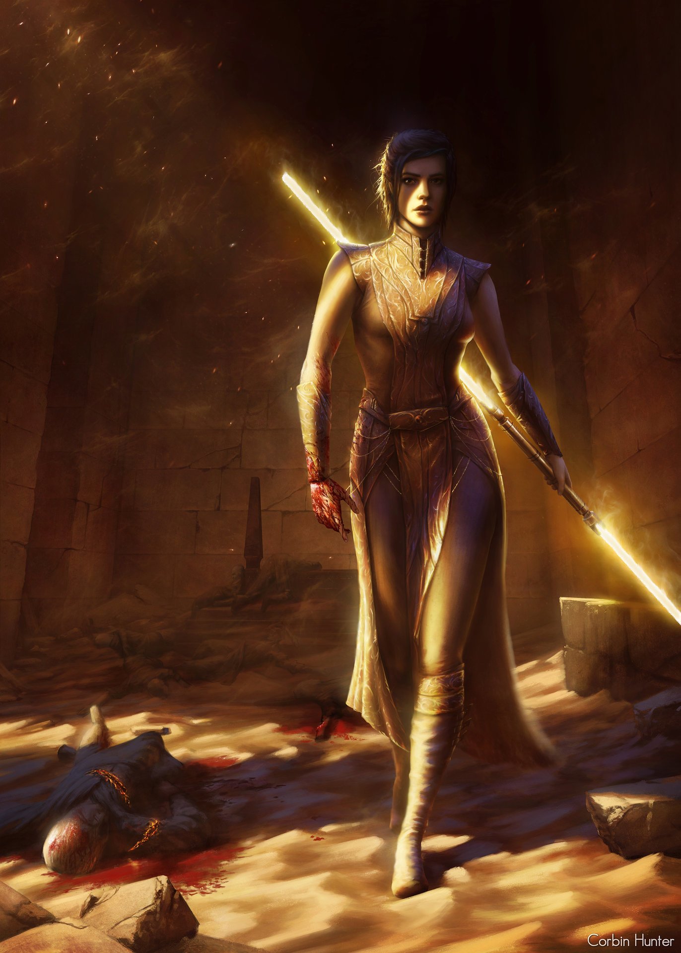 Download Bastila Shan Video Game Star Wars: Knights Of The Old Republic Art