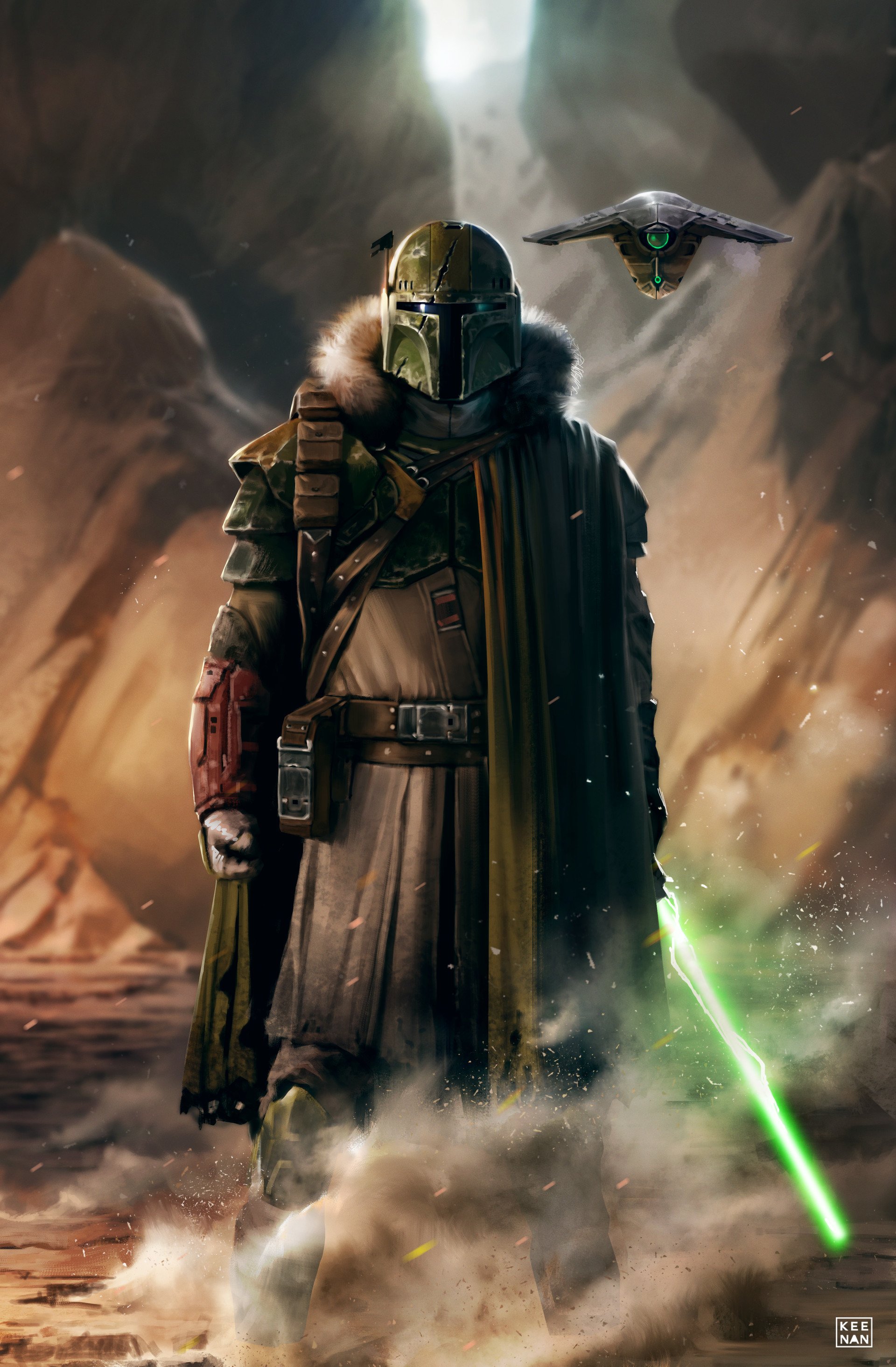 Download Boba Fett Sci Fi Star Wars Art