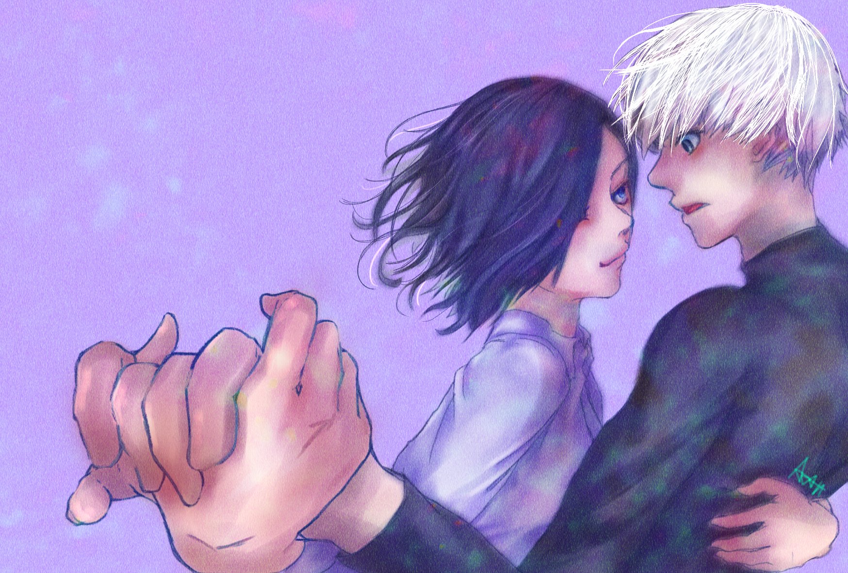 Download Touka Kirishima Ken Kaneki Anime Tokyo Ghoul Art