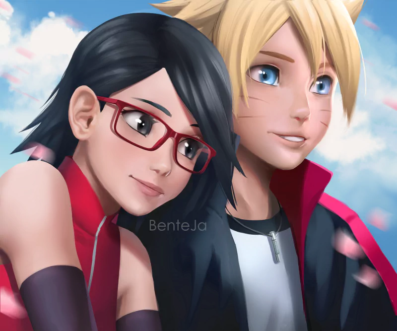 Sarada Uchiha Boruto Uzumaki Anime Boruto Image