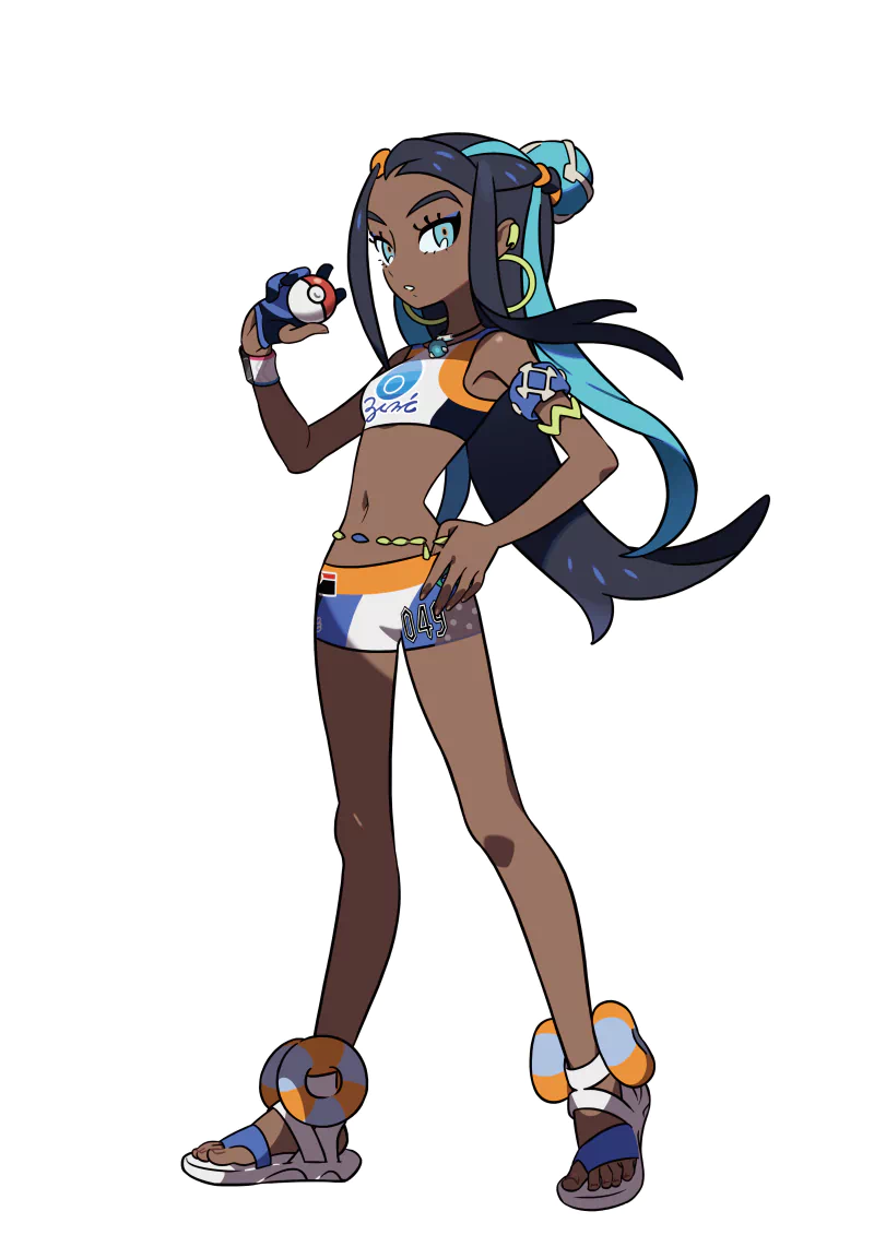 sandal pokeball Pokémon Shield Pokémon Sword Pokemon Nessa (Pokémon) video game Pokémon: Sword and Shield Image