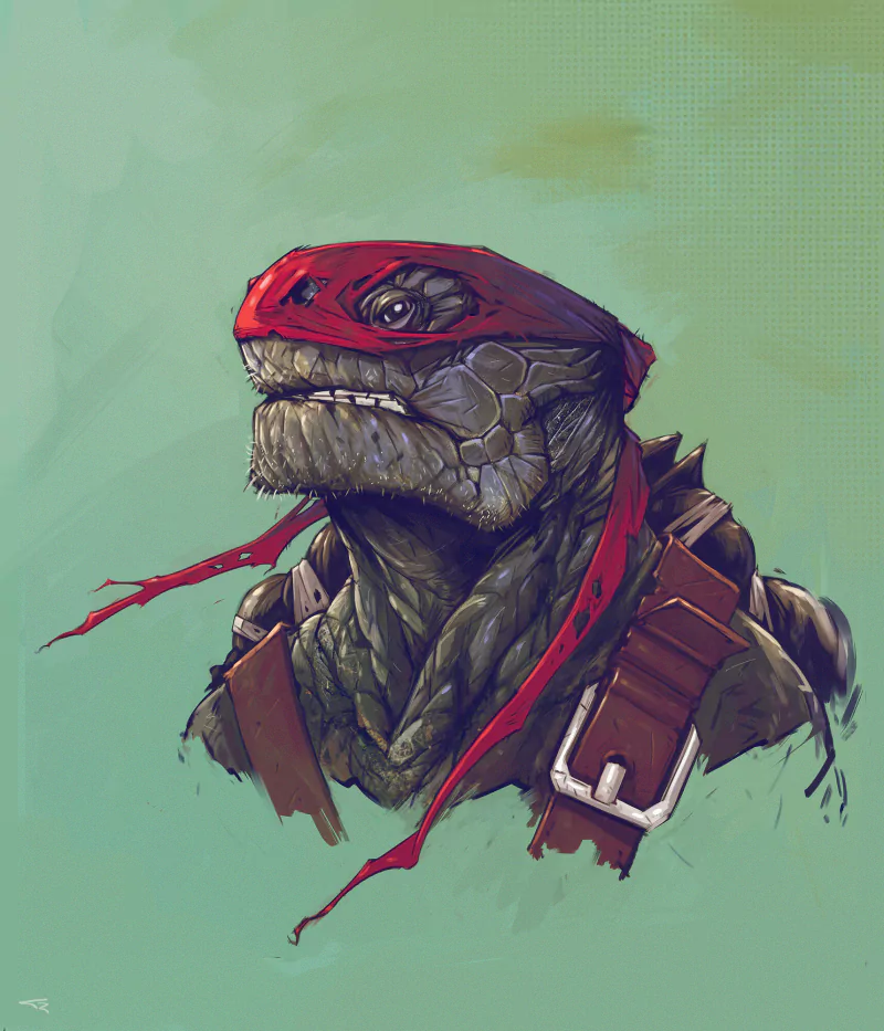  TMNT - Raphael by Romain Lefevre