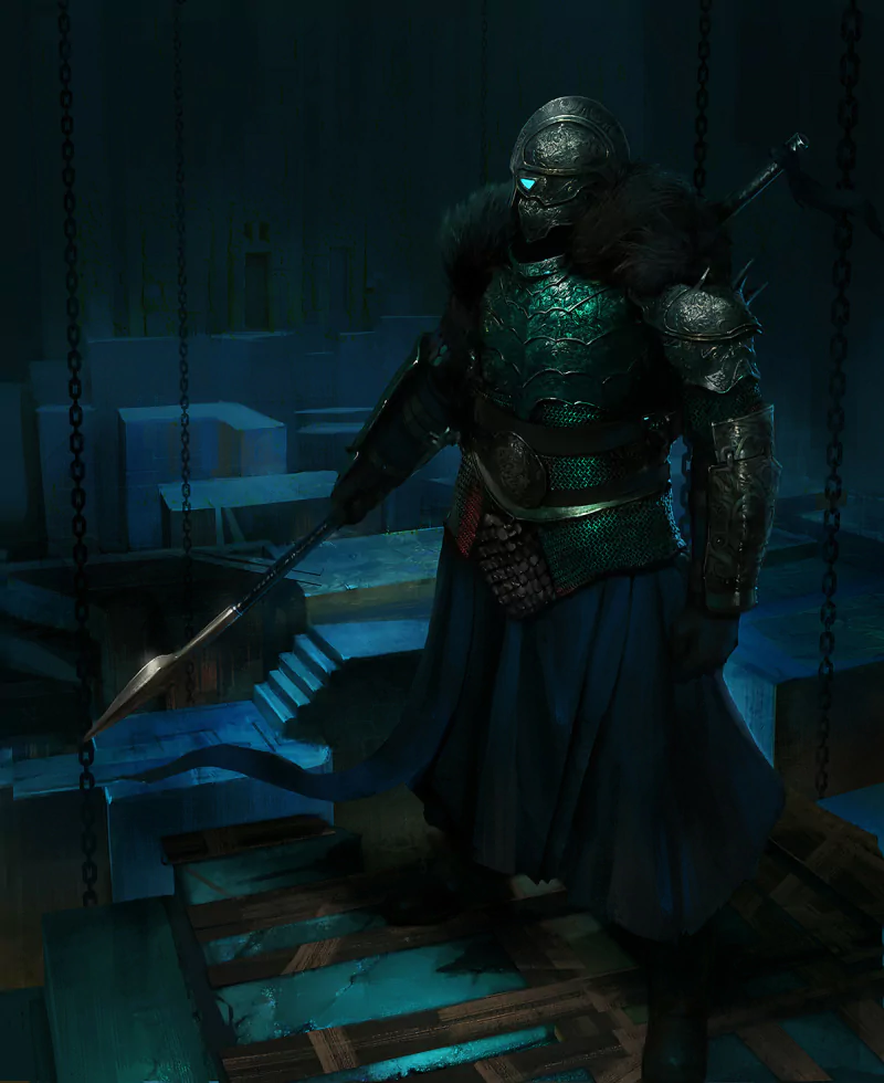  Risen Lancer by Pierre Raveneau