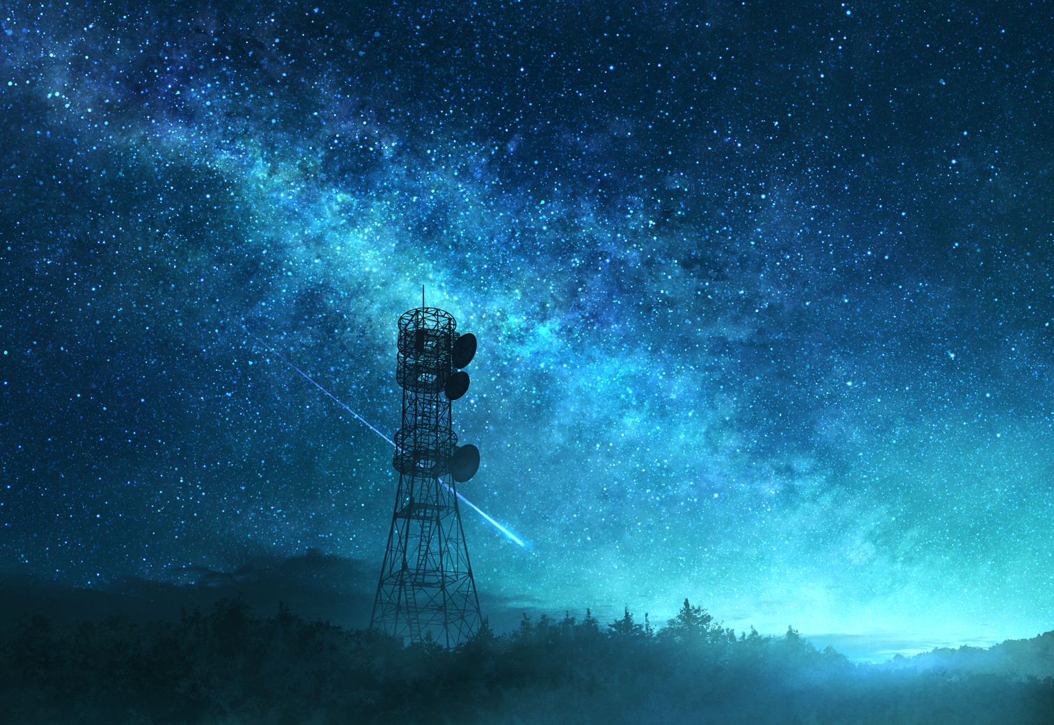Anime Night Art by mks