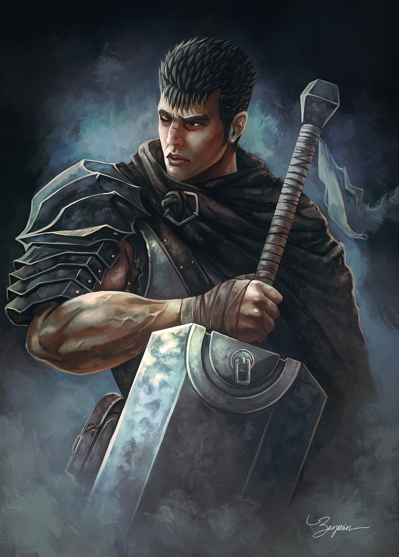 ArtStation - Berserk Cover anime