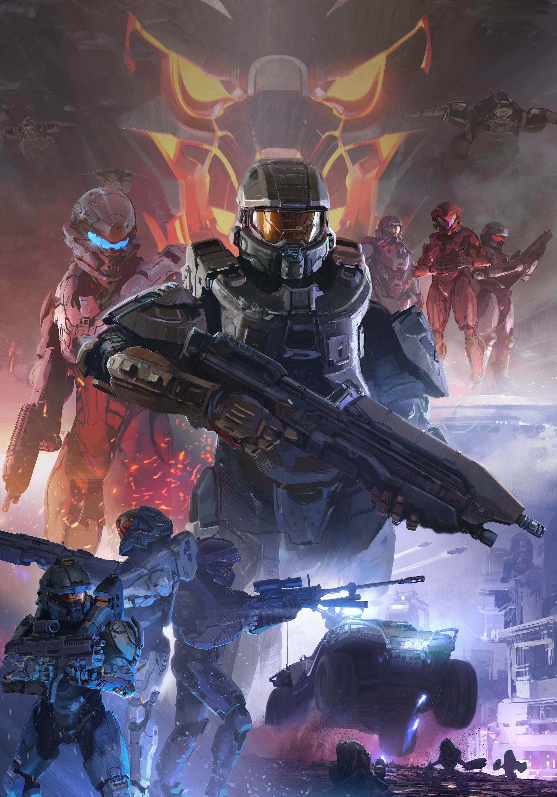 Halo 5: Guardians Art by Darren Bacon