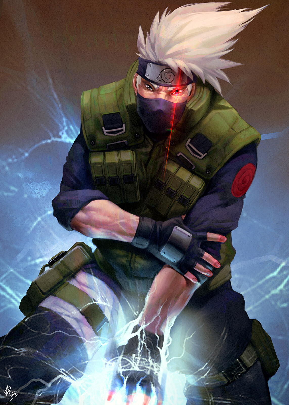 Sharingan Kakashi by Arman Akopian