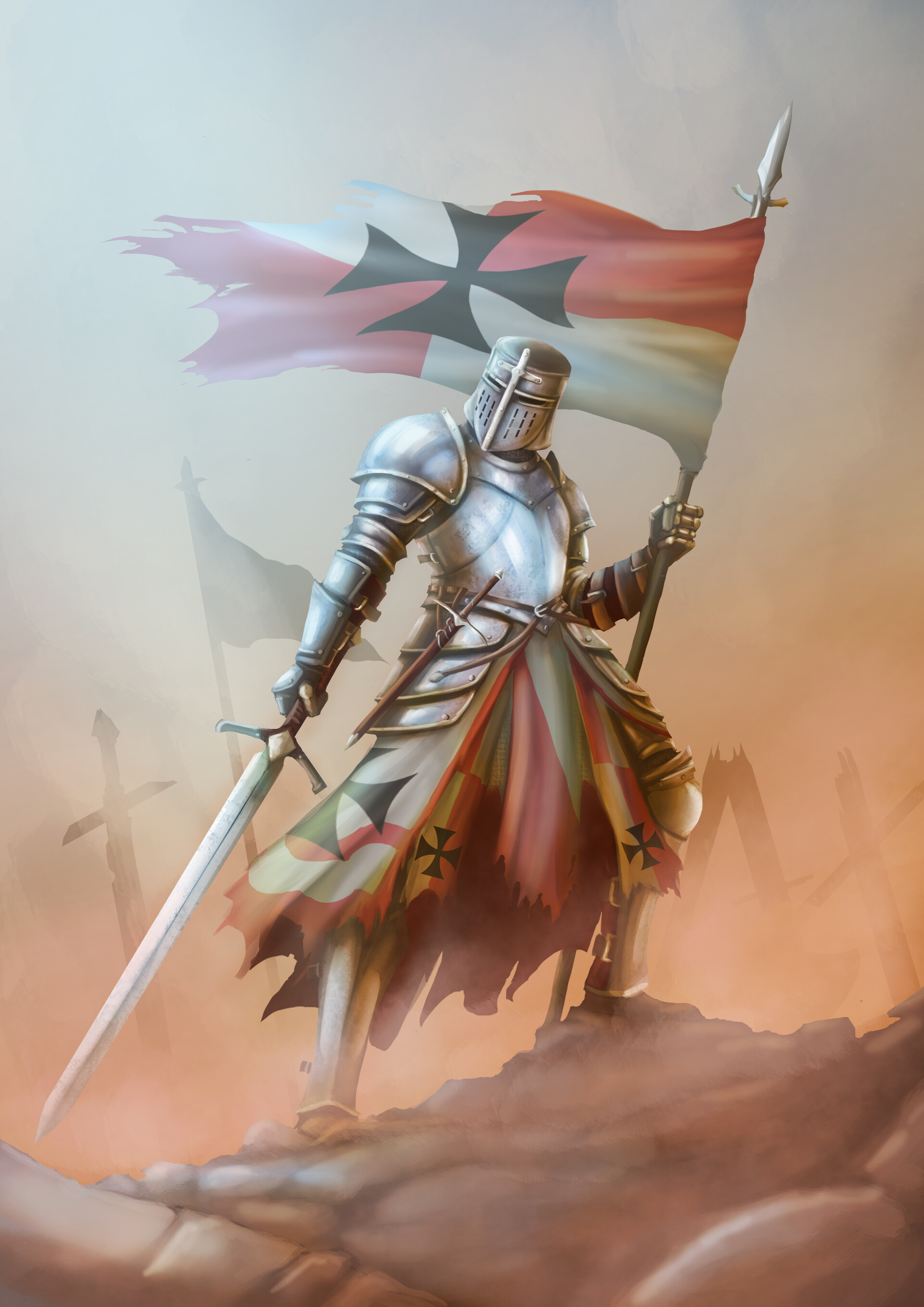 Templar Knight by Daniele Ariuolo