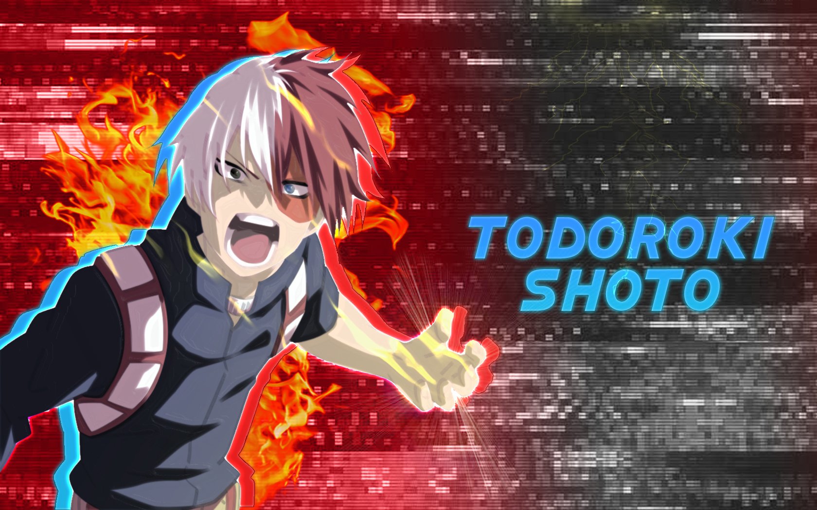 Shoto Todoroki by Oikawallpapers