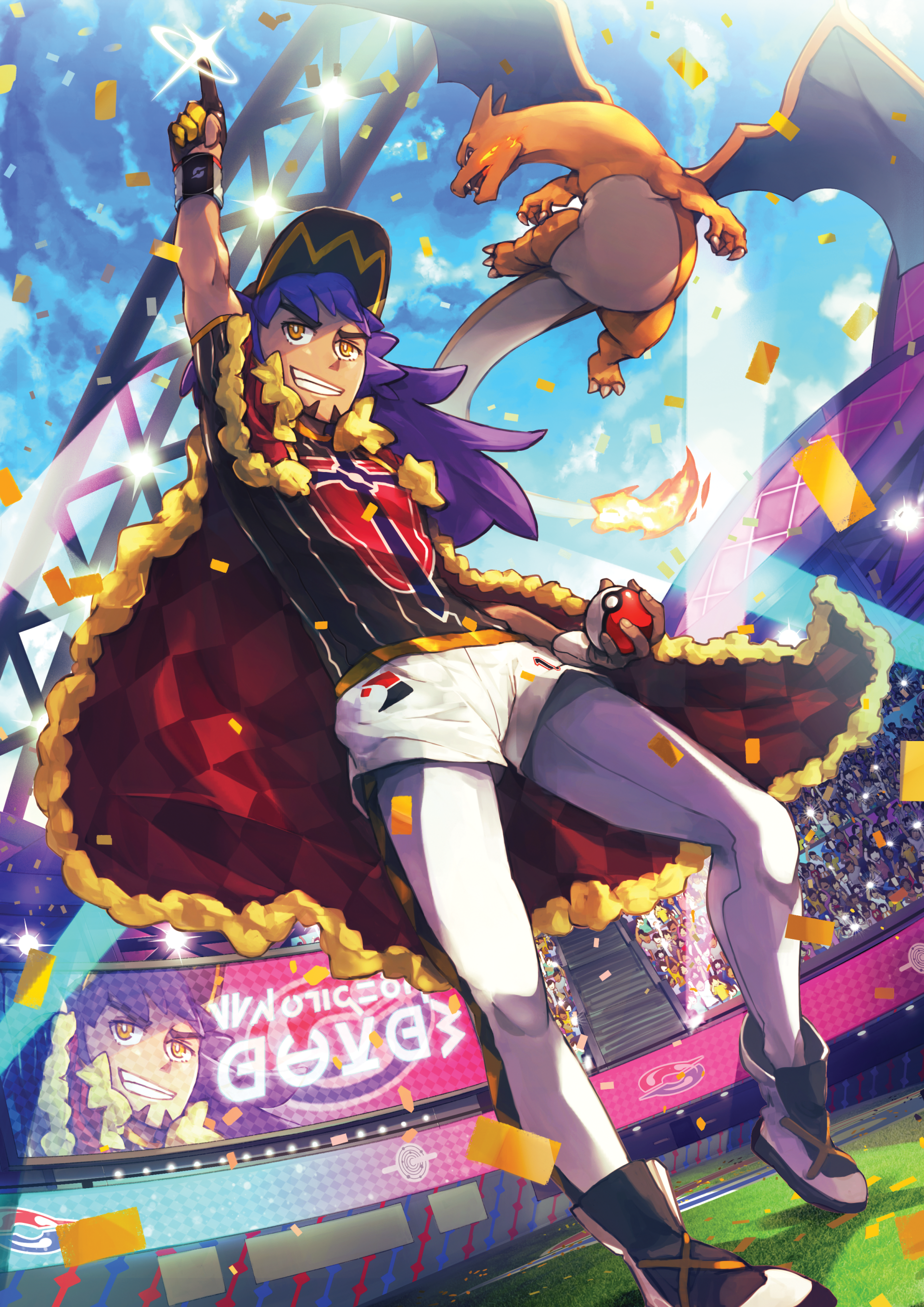 Download Pokeball Pokémon Shield Pokémon Sword Pokemon Charizard (Pokémon) Leon (Pokémon) Video Game Pokémon: Sword And Shield Art