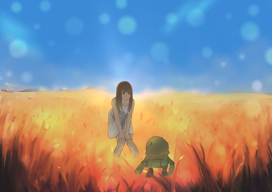 Download Junk Robot Girl From The Illusionary World Anime Clannad Art