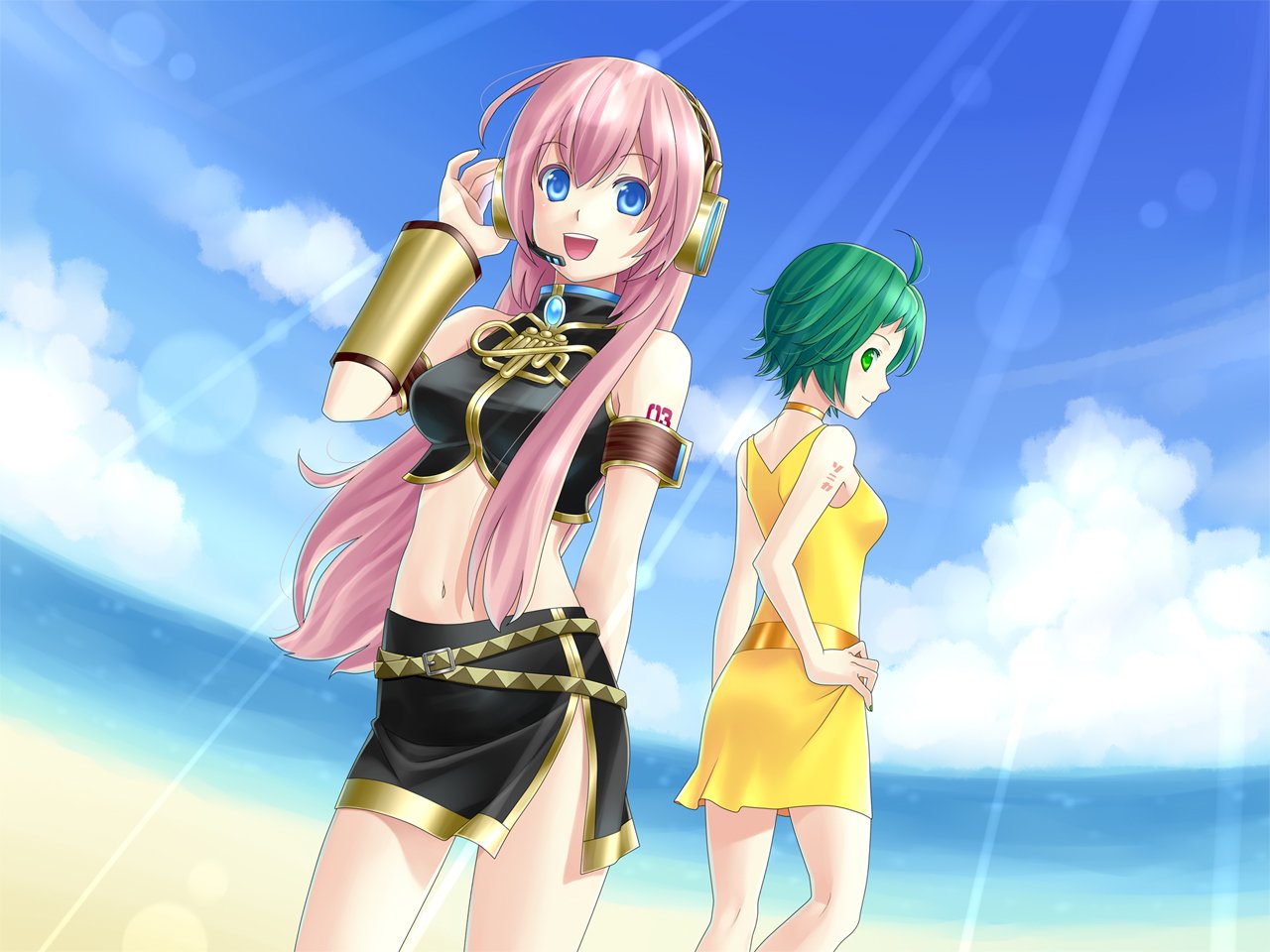 Download SONiKA (Vocaloid) Luka Megurine Summer Anime Vocaloid Anime Summer Art
