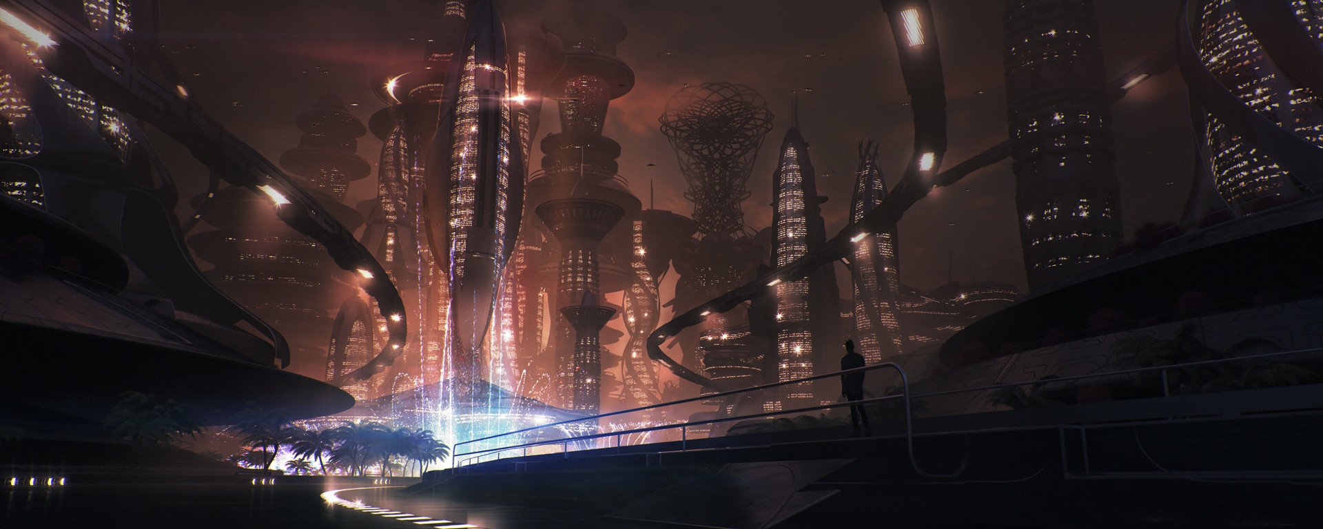 Download Futuristic City Sci Fi City Sci Fi City Art