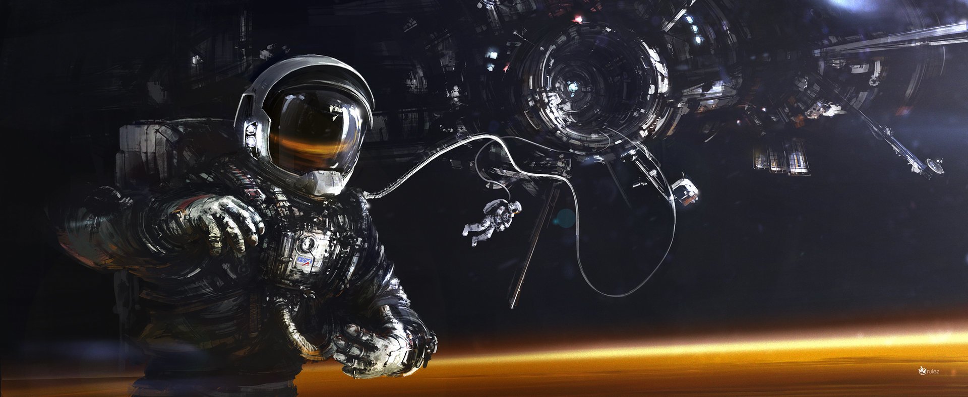 Download Sci Fi Space Astronaut Art