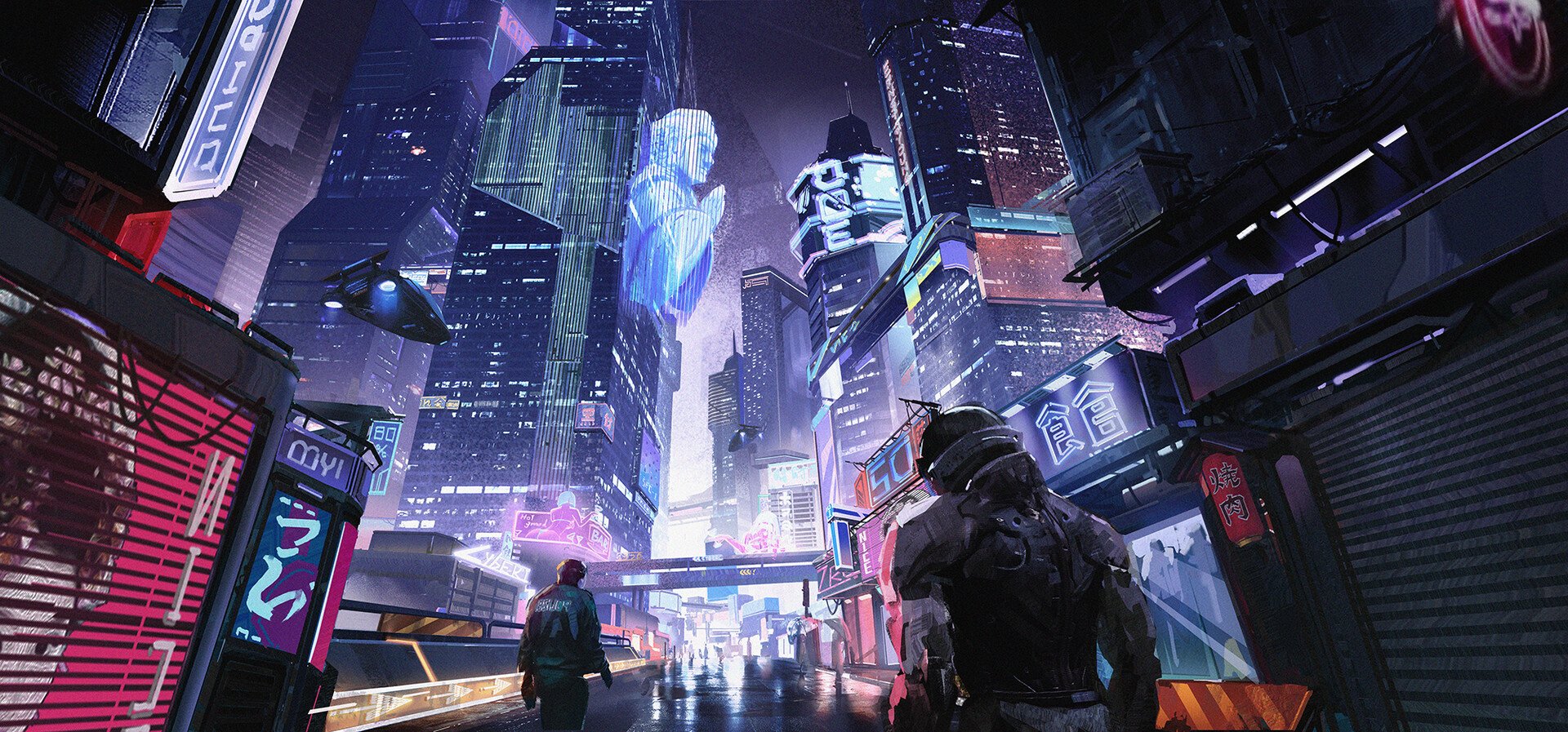 Download City Sci Fi Cyberpunk Sci Fi City Art