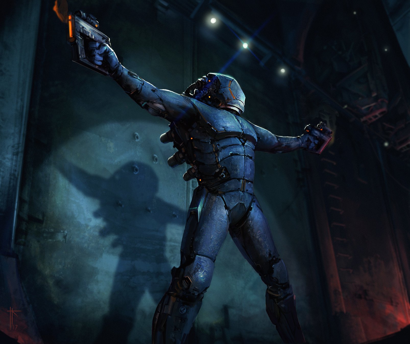 Download Futuristic Sci Fi Warrior Art