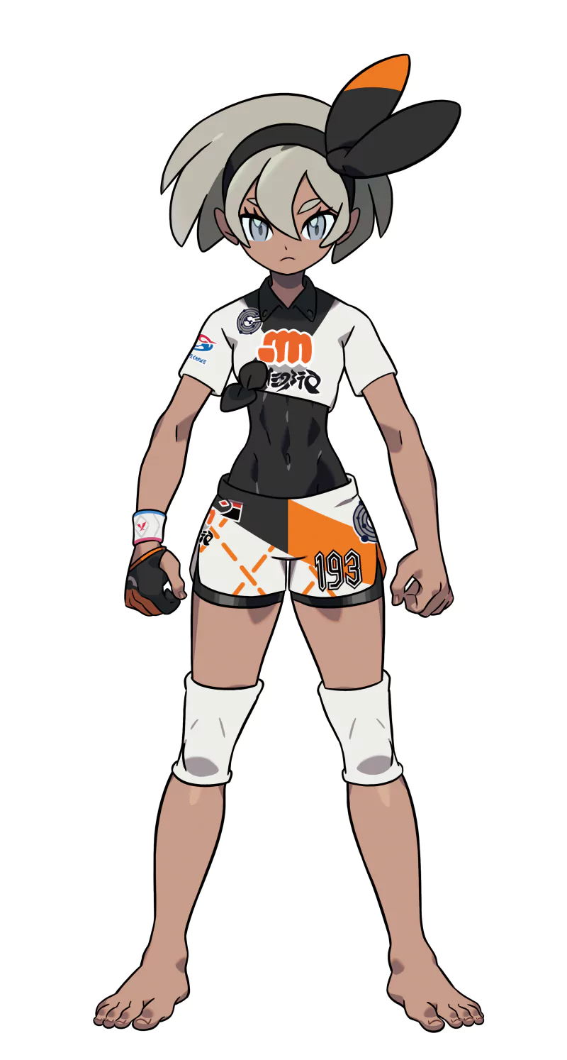 Pokemon barefoot Pokémon Sword Bea (Pokémon) video game Pokémon: Sword and Shield Image
