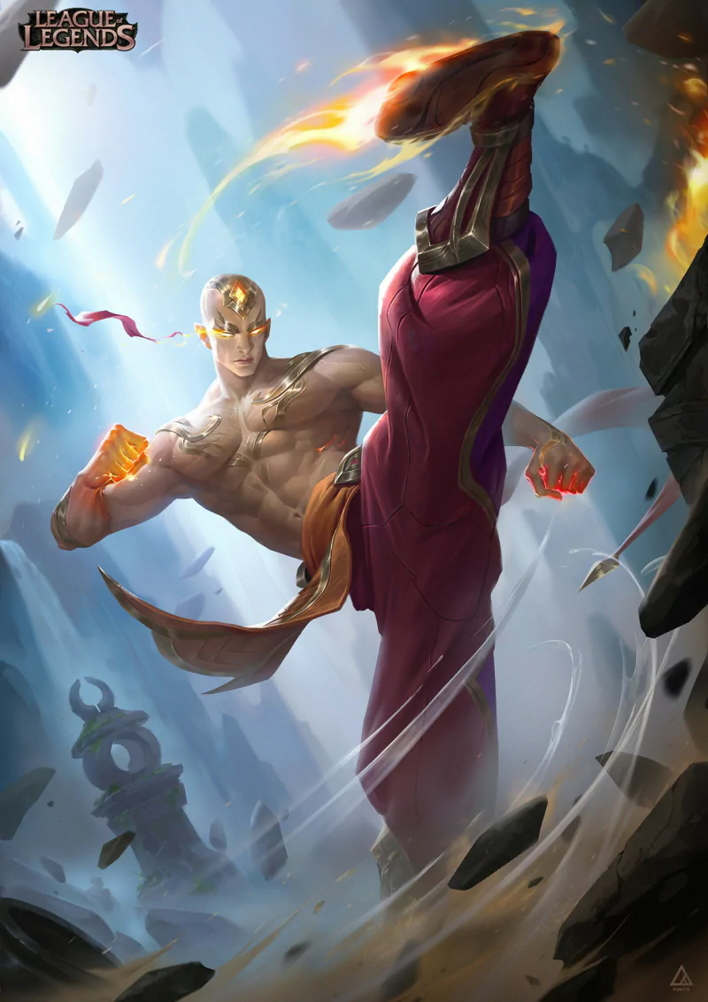  God Fist - Lee Sin by Foritis wang