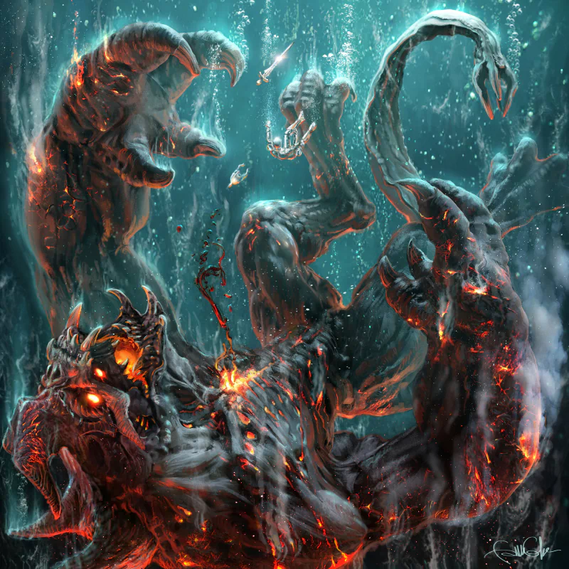  Echtelion vs Gothmog by Edvige Faini