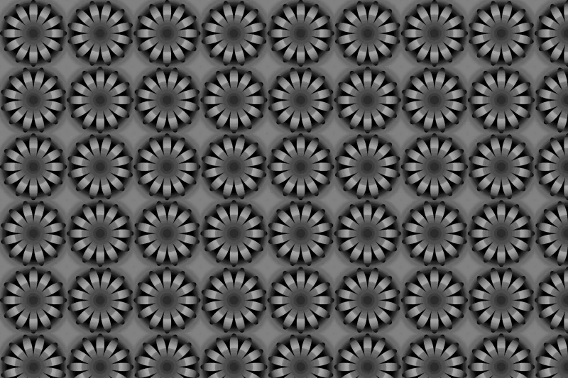 gray flower artistic pattern Image