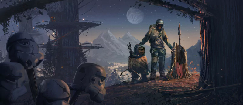 Endor (Star Wars) ewok Sci Fi Star Wars Image