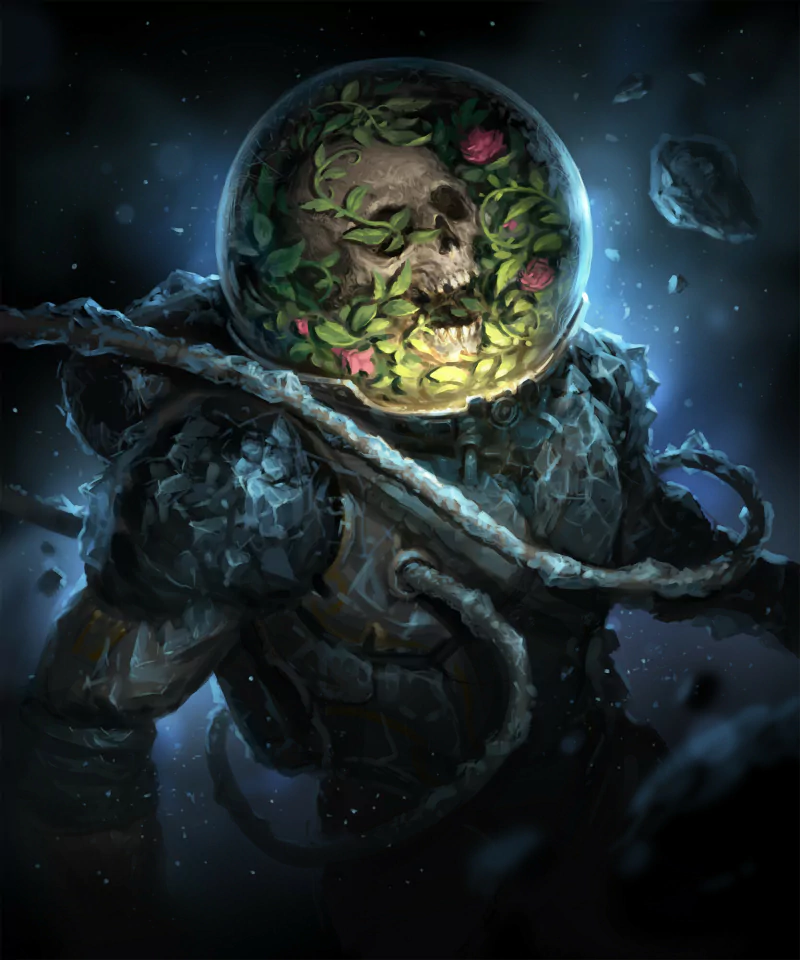  Space flowers by Denis Zhbankov