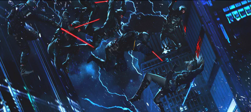  Falling by Min Gyu Lee