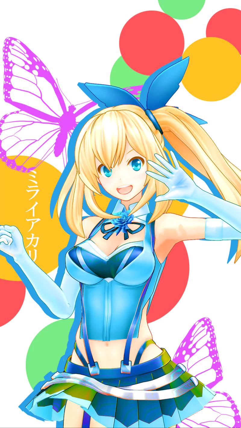 Mirai Akari Anime Virtual Youtuber Image