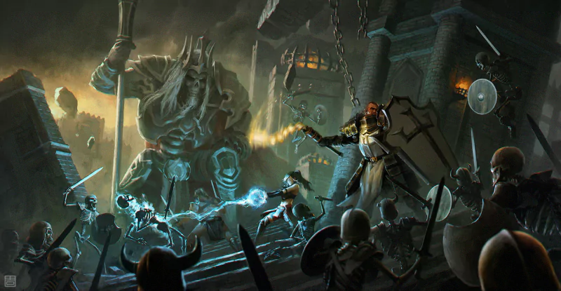  Fight with Leoric by Qiang Zhou