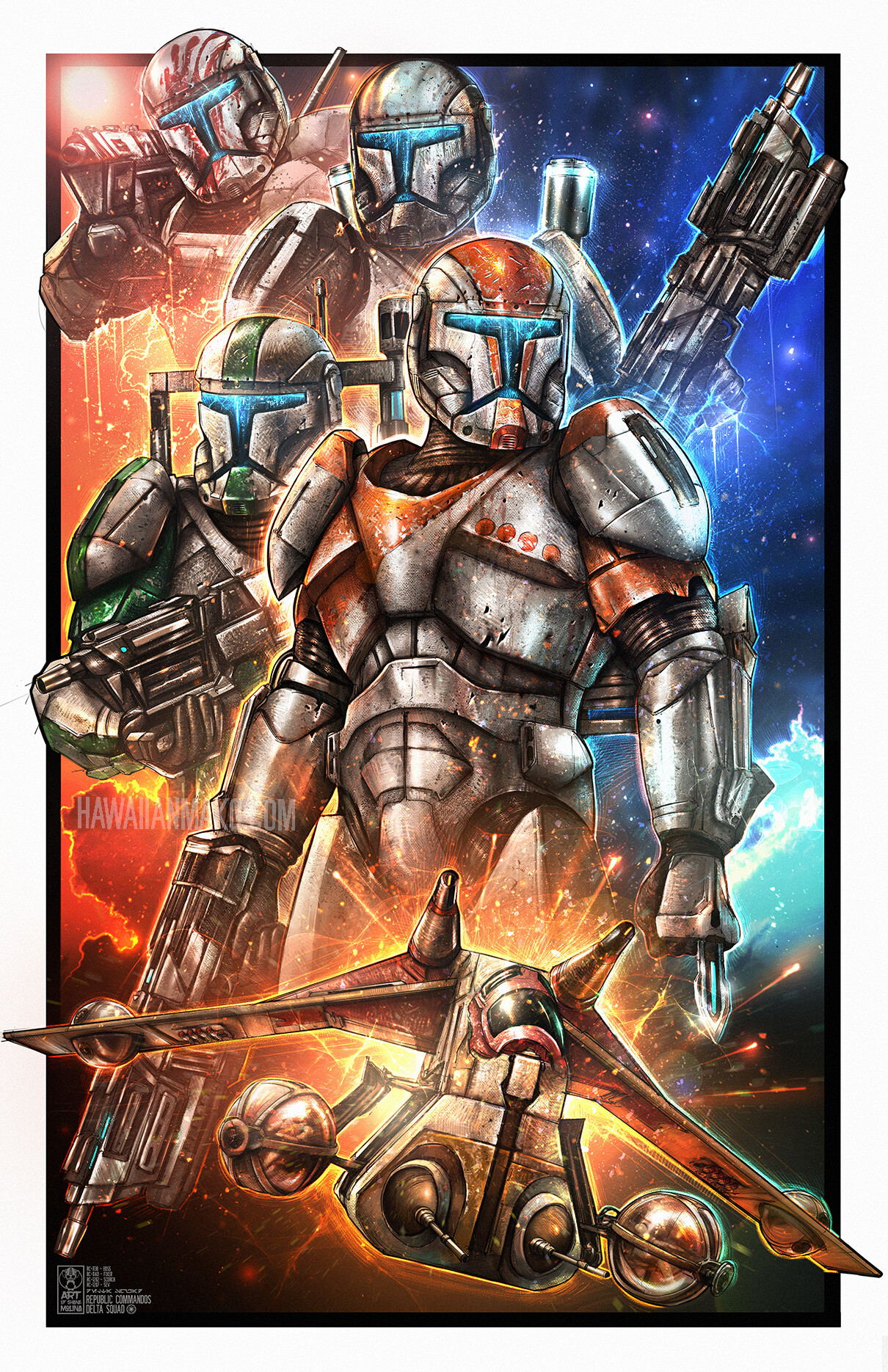 Star Wars: Republic Commando Art by Shane Molina