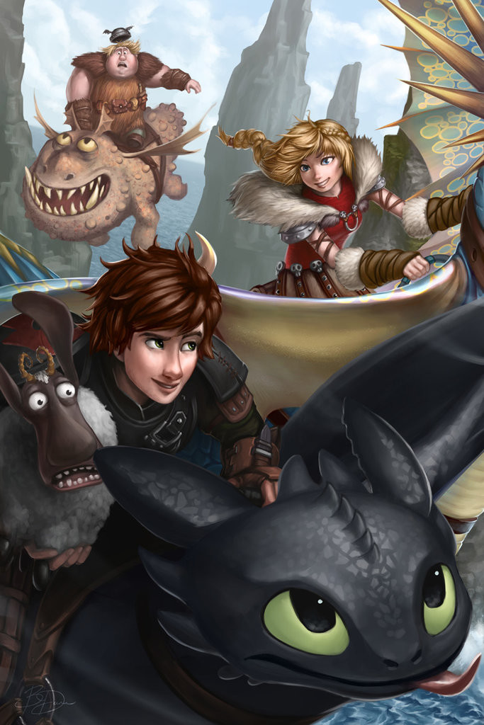 How to Train Your Dragon 2 Art by Brandon Dunn