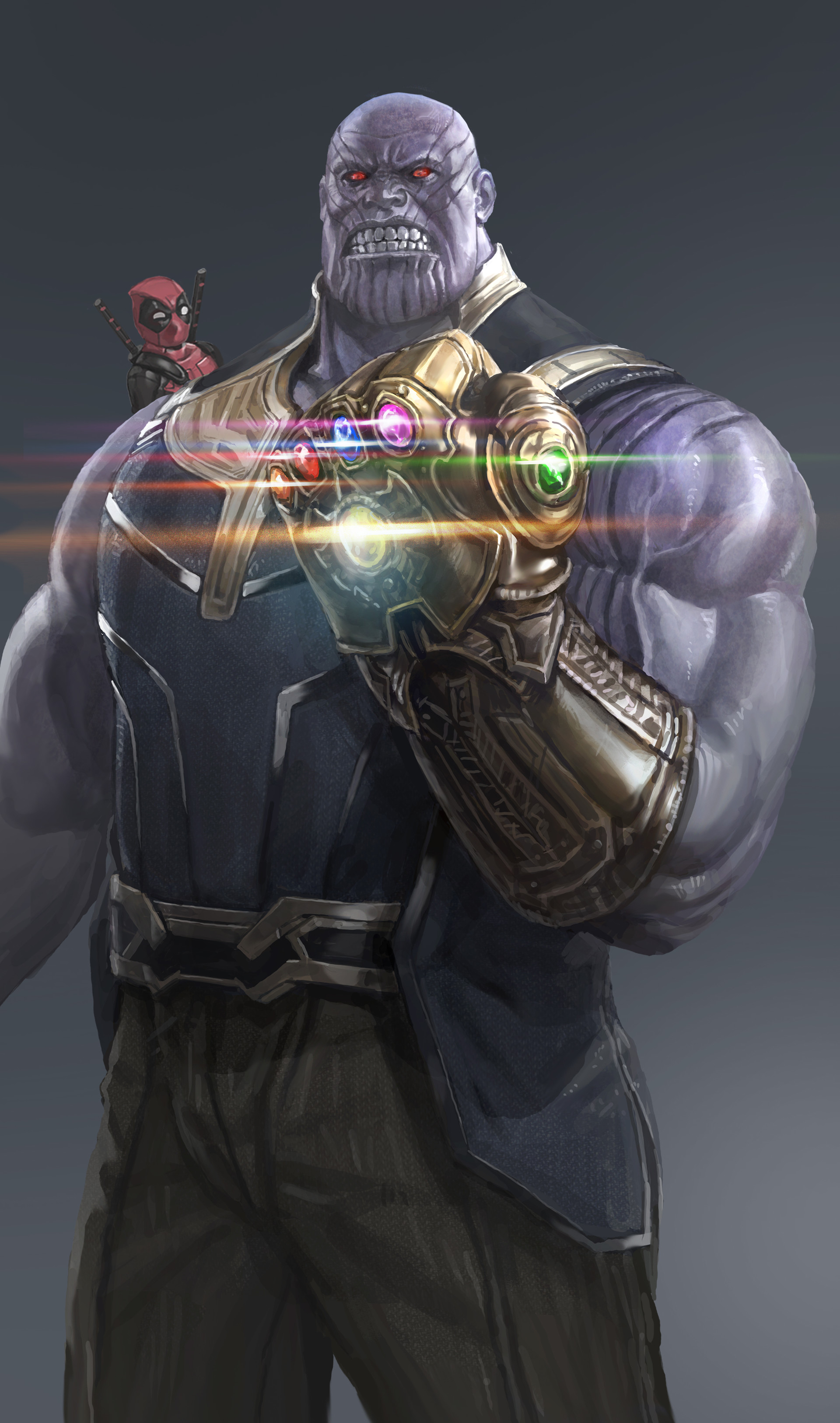 Thanos Art by In Shoo